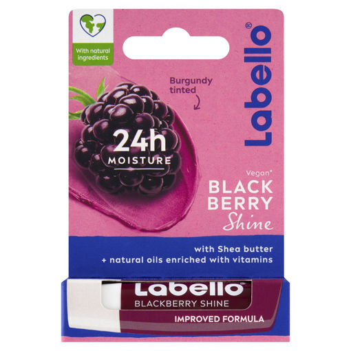 Obrázek z Labello Blackberry Shine pečující balzám na rty 4,8g 