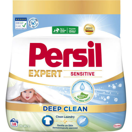 Obrázek z Persil Sensitive prací prášek pro citlivou pokožku 18 PD 990 g 