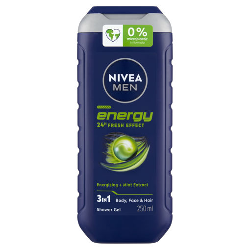 Obrázek z Nivea Men Energy 3 v 1 Sprchový gel 250ml 