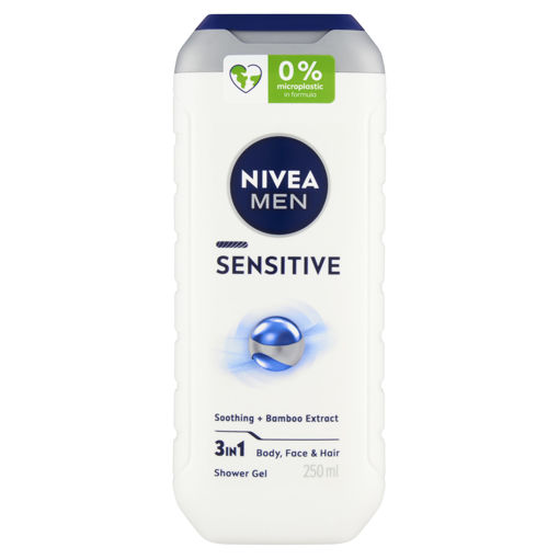 Obrázek z Nivea Men Sensitive 3 v 1 Sprchový gel 250ml 