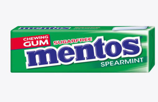 Obrázek z Mentos Sugarfree Chewing Gum Spearmint  10 ks 13,5g 