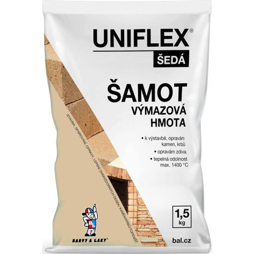 Obrázek z Uniflex šamotová výmazová hmota, 1,5 kg 