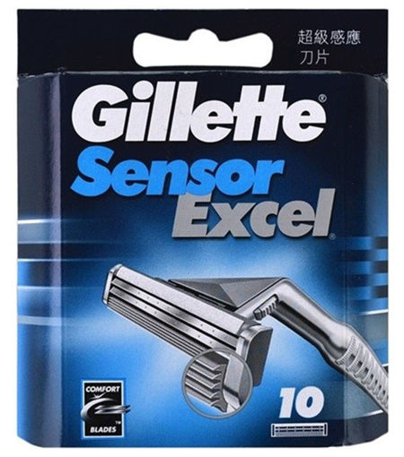 Obrázek z Gillette Sensor Excel náhradní břity 10 ks 
