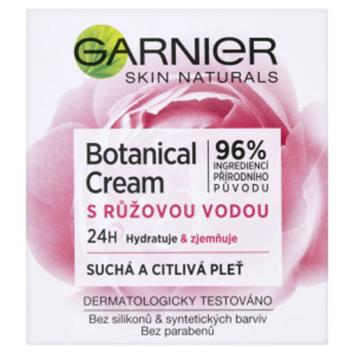 Obrázek z Garnier Skin Naturals Botanical krém s růžovou vodou 50 ml 