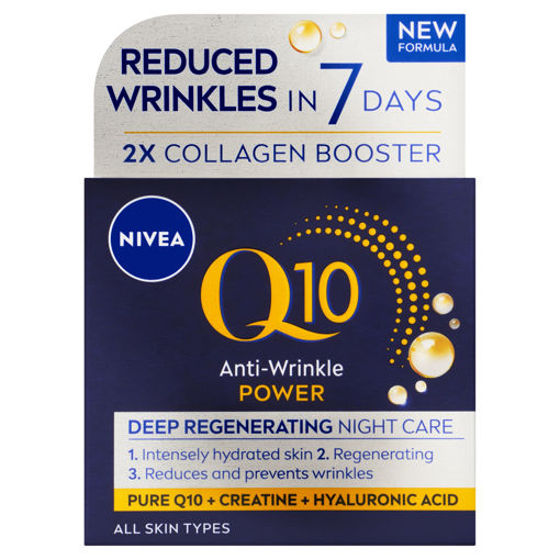 Obrázek z Nivea Q10 Power Vyplňující noční krém proti vráskám 50ml 