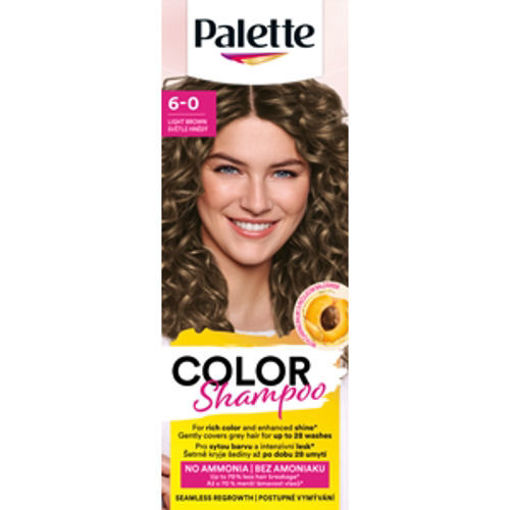 Obrázek z Palette Color Shampoo 231, 6-0  Světle hnědý 