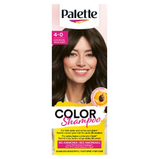 Obrázek z Palette Color Shampoo 4-0  Tmavě hnědý 