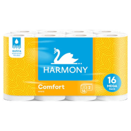 Obrázek z Toaletní papír Harmony Comfort  2 vrstvý 16 ks 