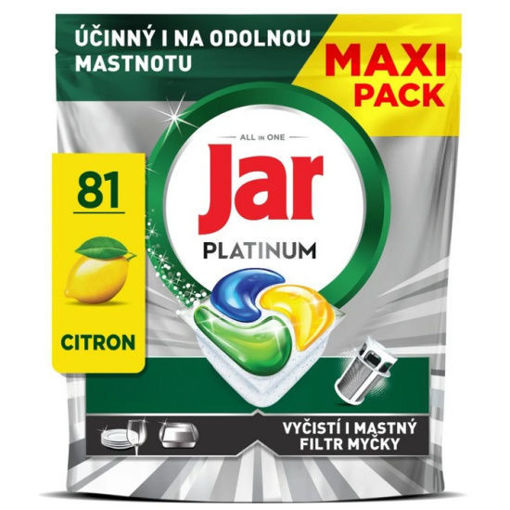 Obrázek z Jar Platinum tablety do myčky 81 ks 
