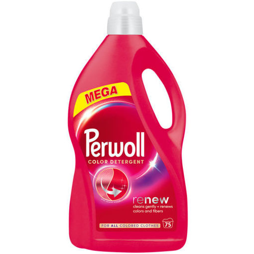 Obrázek z Perwoll prací gel Mega Renew Color 3750 ml  75 PD 