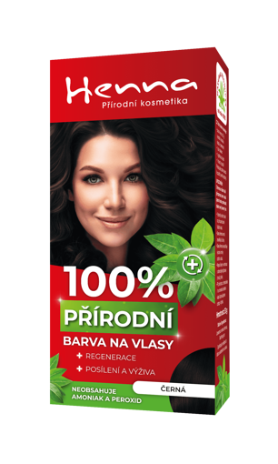 Obrázek z Henna 100% přírodní barva na vlasy Černá 
