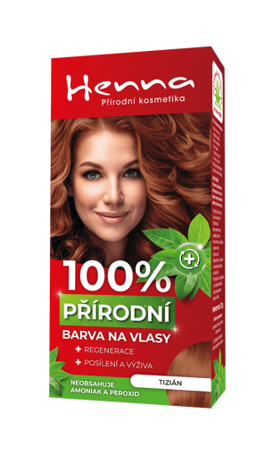 Obrázek z Henna 100% přírodní barva na vlasy Tizian 