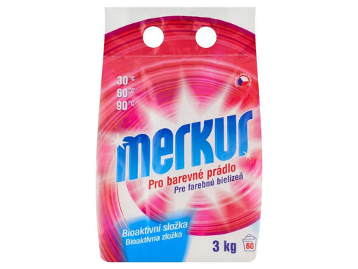 Obrázek z Merkur Biocolor prací prášek pro barevné 60 PD 3 kg 
