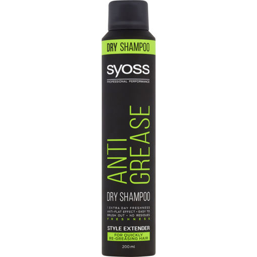 Obrázek z Syoss Anti Grease suchý šampon pro mastící se vlasy 200 ml 