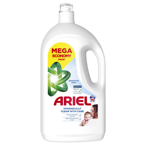 Obrázek z Ariel Sensitive tekutý prací prostředek 90 PD 