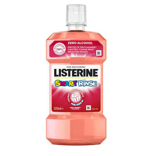 Obrázek z Listerine Smart Rinse Mild Berry ústní voda 500 ml 